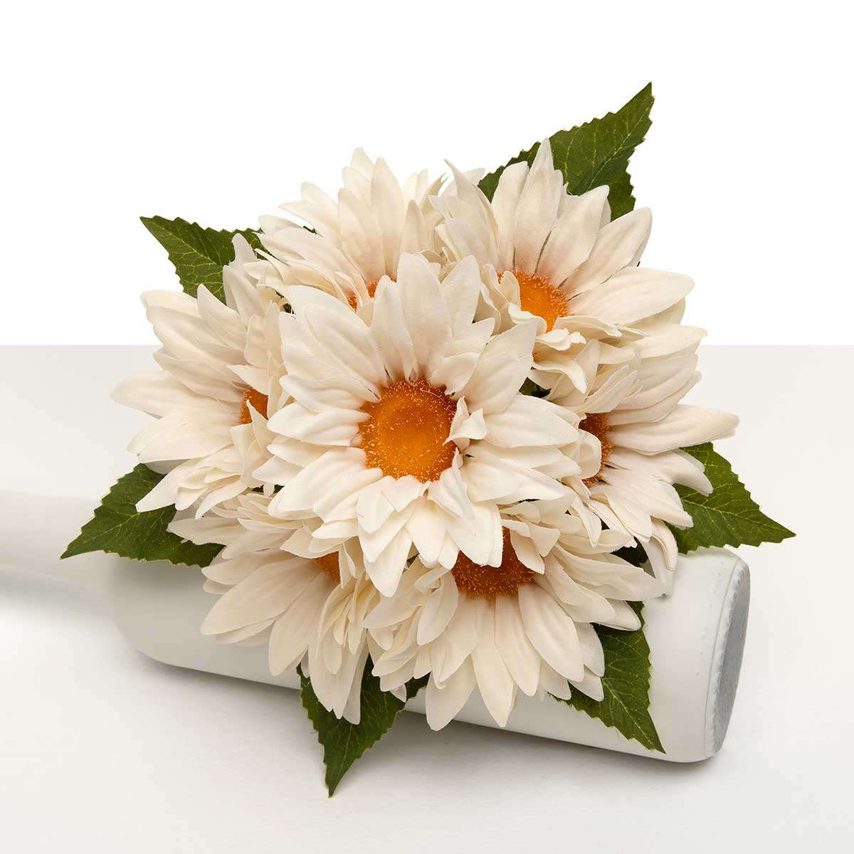 BOUQUET OF 7 SUNFLOWER CREAM 9IN X 10IN (4IN HEAD) - Click Image to Close